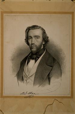 Portrait d'Adolphe Sax | Baugniet, Charles