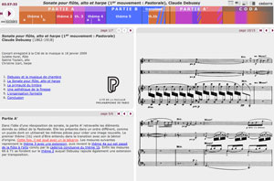 guide d'écoute de la Sonate pour flûte, alto et harpe de Debussy